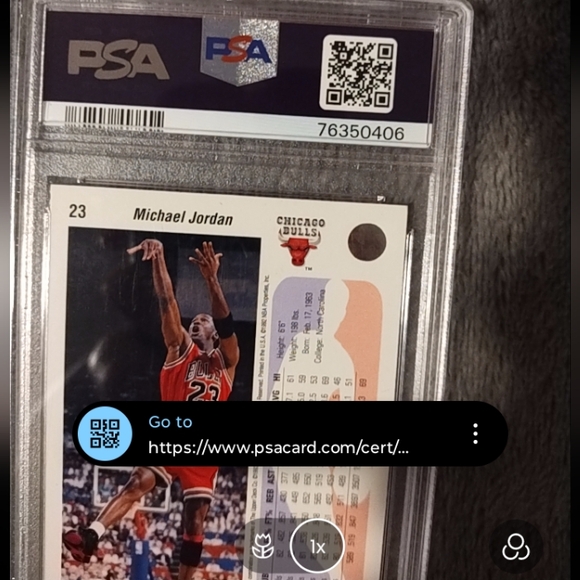 Michael Jordan NBA Card - Picture 3 of 4